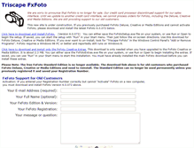Tablet Screenshot of fxfoto.com